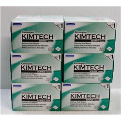 BUNDLE OF 6- 280PC "KIMWIPES" DELICATE TASK WIPERS
