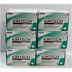 BUNDLE OF 6- 280PC "KIMWIPES" DELICATE TASK WIPERS