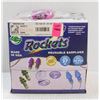Image 1 : BOX OF 50PR OF ROCKETS UNCORDED REUSABLE EARPLUGS