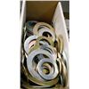 Image 1 : BOX OF ASSORTED METAL WASHERS