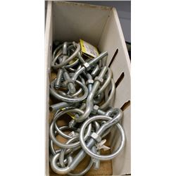 BOX OF ASSORTED EYE BOLTS