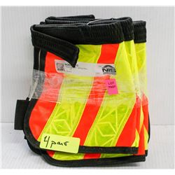 4 PAIR HI-VIS REFLECTIVE BOOT COVERS