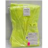 Image 1 : LOT OF 3 NEW ZENITH TRAFFIC VESTS, LIME YELLOW,
