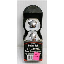 NEW TOWPRO TRAILER BALL, 2", RATED 3,500LBS