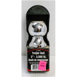 NEW TOWPRO TRAILER BALL, 2", RATED 3,500LBS