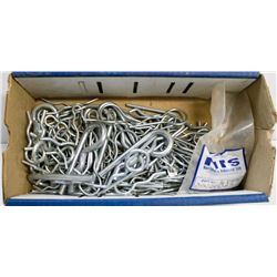 BOX OF ASSORTED SIZED SPRING COTTER PINS