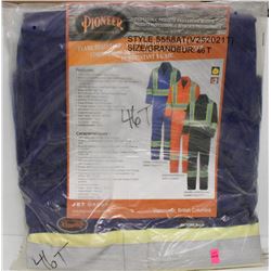 PAIR OF NEW PIONEER FLAME RESISTANT COVERALLS,