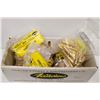 Image 1 : BOX OF ASSORTED BRASS 3/8 HOSE SPLICER FITTINGS