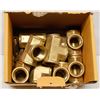 Image 1 : BOX OF BRASS FLOW FITTINGS