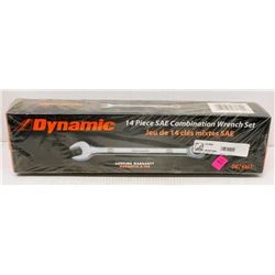DYNAMIC 14PC SAE COMBINATION WRENCH SET