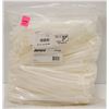 Image 1 : BAG OF 1000 AURORA 8 INCH CABLE TIES, WHITE