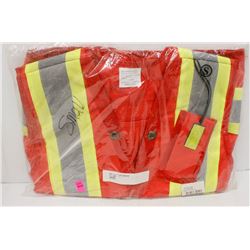 NEW DURATECH RED SAFETY VEST SIZE SMALL