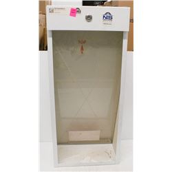 NEW GLASS FRONT WALL MOUNT FIRE EXTINGUISHER CASE