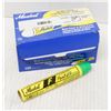 Image 1 : CASE OF 12 MARKAL PAINTSTIKS, FLOURESCENT GREEN