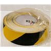 Image 1 : ROLL OF BLACK & YELLOW ANTI-SKID TAPE, 2" X 60"