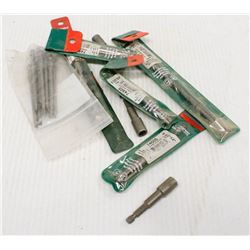BAG OF ASSORTED NEW METABO DRILL BITS