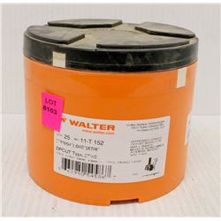 CASE OF 25 WALTER CUT-OFF WHEELS, DEPRESSED CENTRE