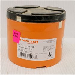 CASE OF 25 WALTER CUT-OFF WHEELS, DEPRESSED CENTRE