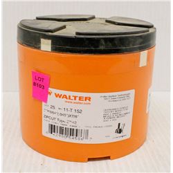 CASE OF 25 WALTER CUT-OFF WHEELS, DEPRESSED CENTRE