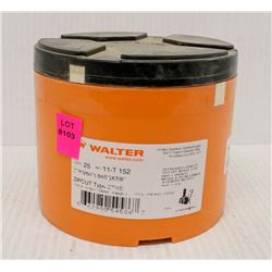 CASE OF 25 WALTER CUT-OFF WHEELS, DEPRESSED CENTRE