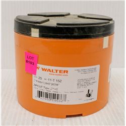 CASE OF 25 WALTER CUT-OFF WHEELS, DEPRESSED CENTRE