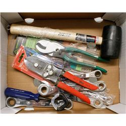FLAT OF ASSORTED NEW HAND TOOLS