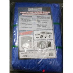 STANDARD DUTY BLUE TARP - 30FT X 50FT