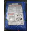 Image 1 : STANDARD DUTY BLUE TARP - 30FT X 50FT