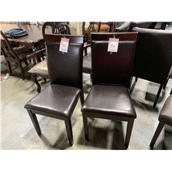Leather dining chair sold so much each x 2 must take both