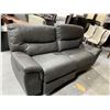 Image 2 : Leather double reclining love seat ( one side is lower, needs adjusting)Â 