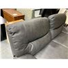 Image 3 : Leather double reclining love seat ( one side is lower, needs adjusting)Â 