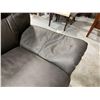 Image 4 : Leather double reclining love seat ( one side is lower, needs adjusting)Â 