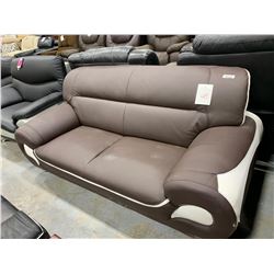 Tassimo Two Tone Split Leather sofa