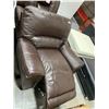 Image 3 : Brown Bonded Leather Recliner Chair ( small scuff on arm)