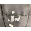 Image 5 : Gray Leather Sectional Sofa ( missing legs and has tear on seat seam) adjustable head rests
