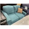 Image 2 : Bauhaus Design Aqua upholstered two seat loveseat