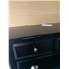 Image 2 : Tall 6 drawer chest dark wood finish floor model