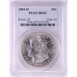 1883-O $1 Morgan Silver Dollar Coin PCGS MS65