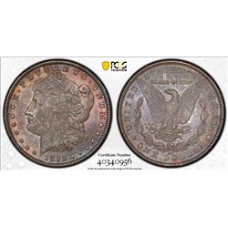 1892-CC $1 Morgan Silver Dollar Coin PCGS MS62