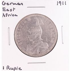 1911 German East Africa One Rupie Coin