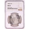 Image 1 : 1883-S $1 Morgan Silver Dollar Coin NGC MS63