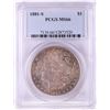Image 1 : 1881-S $1 Morgan Silver Dollar Coin PCGS MS66