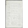 Image 2 : Uncut Sheet of $1/$1/$2/$3 1800's Citizens Bank of Louisiana Obsolete Notes