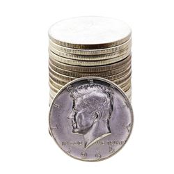 Roll of (20) Brilliant Uncirculated 1964 Kennedy Half Dollar Coins