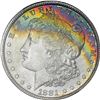 Image 5 : 1881-S $1 Morgan Silver Dollar Coin NGC MS63* Star CAC Amazing Toning