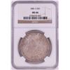 Image 1 : 1881-S $1 Morgan Silver Dollar Coin NGC MS66