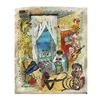 Image 1 : Olga Roubin "Violin Case" Original Acrylic On Canvas