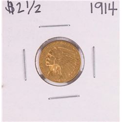 1914 $2 1/2 Indian Head Quarter Eagle Gold Coin