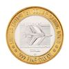 Image 2 : .999 Silver McCarran International Airport $10 Casino Limited Edition Gaming Token