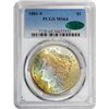 Image 2 : 1881-S $1 Morgan Silver Dollar Coin PCGS MS64 CAC Amazing Toning